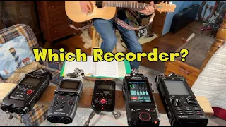 Tascam Portacapture X8 vs. Zoom and Roland recorders