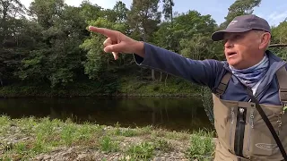 Salmon fishing on the river Tweed 31st August 2023