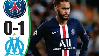 OM 1-0 PSG Goals & Highlight Ligue 1