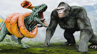 REALISTIC T-Rex Attack | King Kong VS Indominus Rex | Jurassic World Fan Made Movie | Teddy Chase