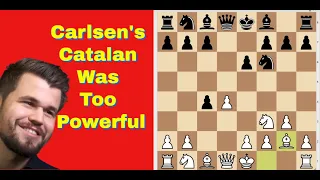 Carlsen's Catalan Was Too Powerful | Carlsen vs Mamedyarov: 84th Tata Steel Masters 2022