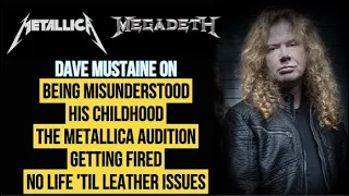 Dave Mustaine on Metallica's Lars & James Trying to Smear Him for 40 Years, Audition, Fired, No Life