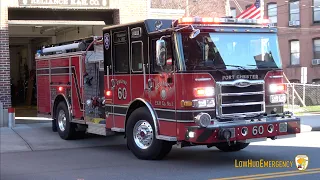 Port Chester FD Tower Ladder 2, Rescue 40, & Engine 60 Responding