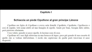 Читаем в оригинале:  Джанни Родари. Gianni Rodari "Le Avventure di Cipollino"