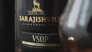 Коньяк "Сараджишвили" (Sarajishvili) V.S.O.P.  (Красное и белое) (18+)