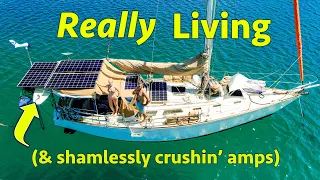 How We Live 100% Off Grid on Our Sail Boat  (Calico Skies Sailing, Ep 197)