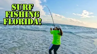 SURF FISHING FLORIDA and it gets WILD!