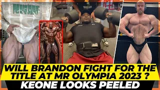 Brandon Curry 12 weeks out of Mr Olympia 2023 +Keone looking peeled +James back to work post surgery