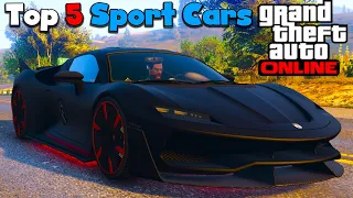 Top 5 Best SportsCars in GTA Online  | GuggaGaming