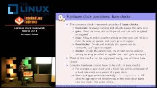 Embedded Linux Conference 2013 - Common Clock Framework: How to use it