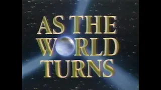 AS THE WORLD TURNS - Jan. 18, 1989 Episode.