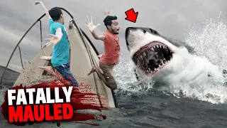 The HORRIFYING Last Minutes of Dr. Alfred Wilkes Stranded in Shark Infested Waters!