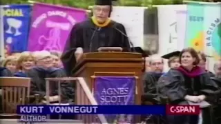 Kurt Vonnegut delivers College Commencement Address (1999)