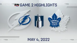 NHL Game 2 Highlights | Lightning vs. Maple Leafs - May 4, 2022