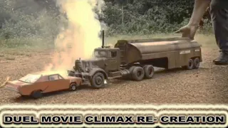 DUEL movie Climax Re-Creation #miniaturemodel  #santhoshperoor #dueltruckminiature #truckminiature