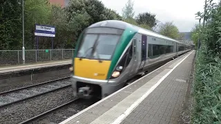 Irish Rail 22000 Class DMU 22037 passing City Hospital. 18/4/24