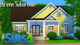 Green Suburban | Speed Build | {No CC} | The Sims 4