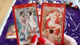 Seine erotischen Fantasien, was denkt er, wenn er an dich denkt?🔥🌶️🌡️🥵😇😋 Liebesorakel Tarot