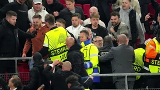 West Ham Players Engage in Confrontation with AZ Alkmaar Fans to Safeguard Families at Stadium