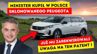 Minister kupił w Polsce sklonowanego Peugeota 5008 - uwaga na ten patent!