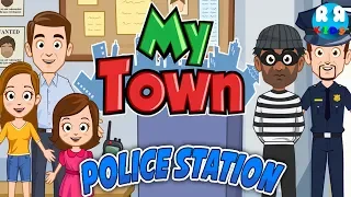 My Town : Police - Best App for Kids - The Bad Guy Steal Police Car