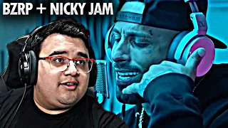 DED reaccionando a BZRP y Nicky Jam