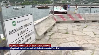 Etg - Como, pontile di Sant'Agostino: ospiterà le imbarcazioni delle forze dell'ordine