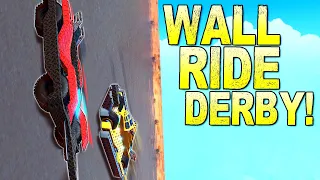 Destruction Derby on a VERTICAL WALL! - Trailmakers Multiplayer