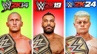 I Beat The WWE Champion In EVERY WWE 2K Game!