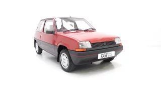 A Magnifique Time Warp Second Generation Renault 5 GTL with Just 30,744 Miles -SOLD!