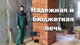 Надежная и простая отопительная печь // Подробный процесс кладки с порядовкой