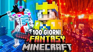 SOPRAVVIVO 100 GIORNI In Un MONDO FANTASY In Minecraft