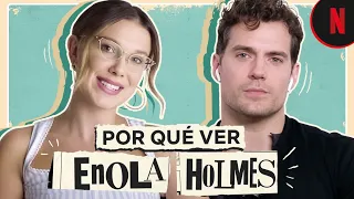 Millie Bobby Brown, Henry Cavill y Sam Claflin hablan de la trama y el estilo de Enola Holmes