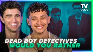 Dead Boy Detectives Cast Plays Would You Rather