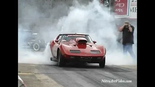 Drag Racing Heads Up  (Time) And (No Time) Track Side Raw Action P 1 of 3 Navasota Raceway Texas