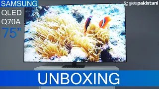 Samsung Q70A QLED 4K Smart TV Unboxing & Review !