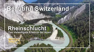 Rheinschlucht - The Grand Canyon of Switzerland 4K Drone