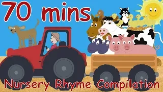 Old MacDonald Had A Farm! And lots more Nursery Rhymes! 70 minutes!