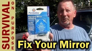 How To Repair a Rear View Mirror On Most Vehicles