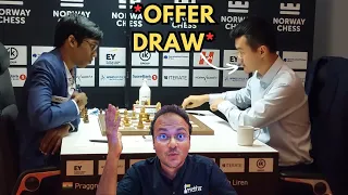 Was Ding Liren's offer reasonable? | Praggnanandhaa vs Ding Liren | Norway Chess 2024