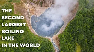 Dominica's Boiling Lake - the second largest lake of its kind in the world