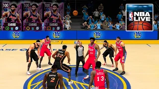 NBA LIVE Mobile Basketball 23 Android Gameplay  #14 Embiid 100