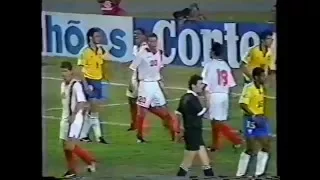 Brasil 4x0 Venezuela Eliminatórias 1993 Globo