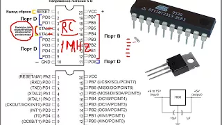 5 урок. Начальные сведения о микроконтроллере attiny2313