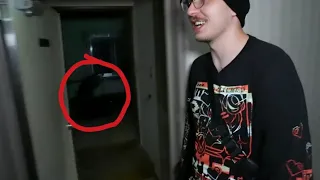(The boys haunted abandoned hotel) Something is in the room