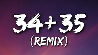 Ariana Grande - 34+35 (Remix) [Lyrics] Ft. Megan Thee Stallion & Doja Cat