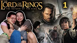 Bestie FIRST TIME WATCHING Lord of the Rings: The Return of the King EXTENDED EDITION Part 1