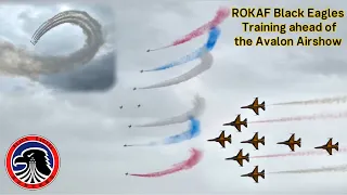 ROKAF Black Eagles Aerobatic Team Training for Australian International Airshow (Avalon) 2023