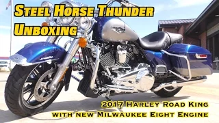 Unboxing 2017 Harley Davidson Road King - New 107 Cubic Inch Milwaukee Eight Engine