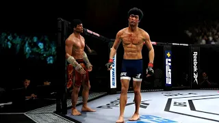 BRUCE LEE VS TONY JAA | UFC 4 BRUTAL FIGHT | UFC 4 K1 RULES | EA SPORTS UFC 4 | UFC 4 2020 | UFC 4